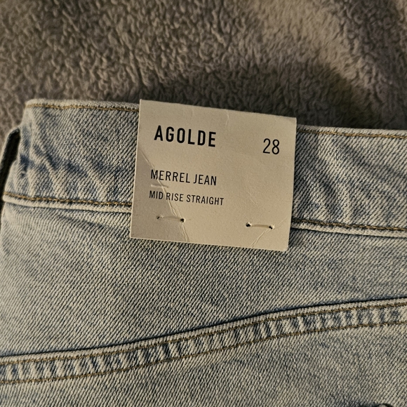 AGOLDE Merrell Jean 90s Mid Rise Sraight. - Picture 7 of 8